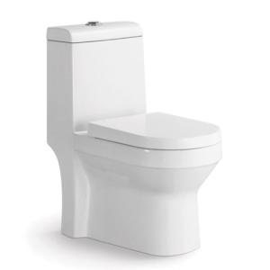 China Siphon Peeping Elongated One Piece Toilet Floor Mounted factory