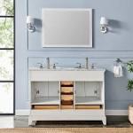 55in Contemporary Solid Wood Bathroom Vanity Sink Cabinets Lacquer Painting