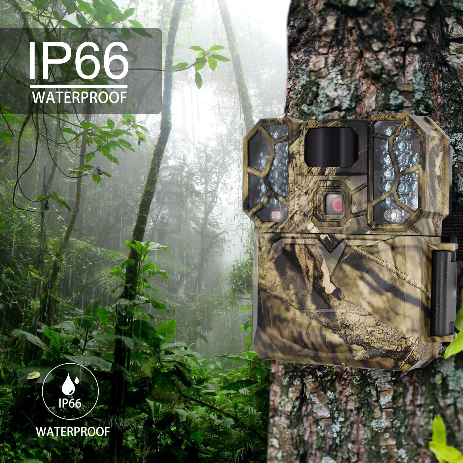 32MP 4K mini Appearance IP 66 Waterproof Wireless Hunting Trail Cameras