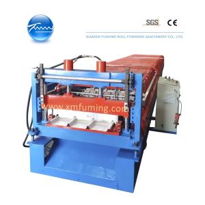 China Profile Roof Sheet Roll Forming Machine Precision Roof Panel Roll Former 11KW factory
