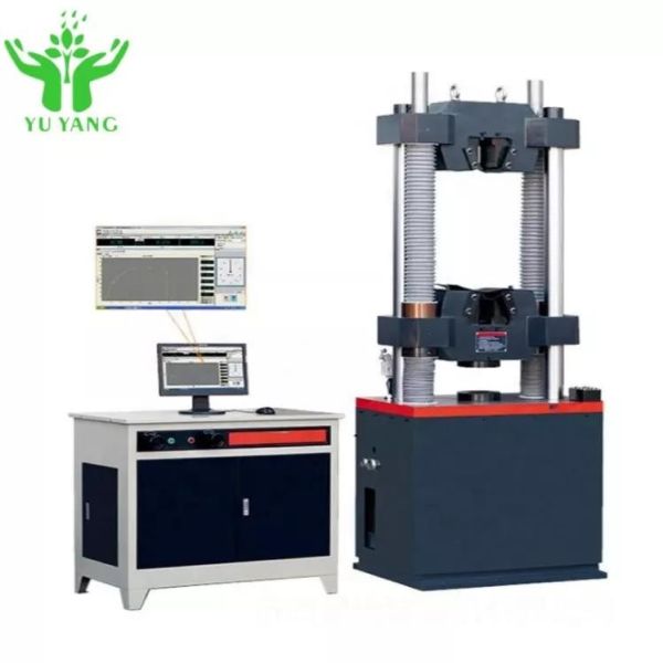 China Hot Selling Rebar Universal Testing 100kn Electro-Hydraulic Tensile Test Machine Servo Hydraulic Tensile Test Machine factory