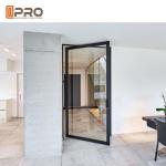 Outward Opening Entry Pivot Doors Thermal Insulated Aluminum Frame modern pivot