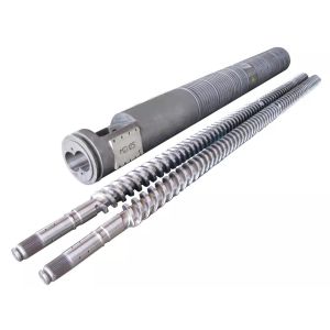 Nitrided Bimetallic Screw And Barrel For Extruder Machine