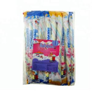 China Long Twisted Soft Fruit Flavored Marshmallows 14 G For Convenient Store factory