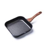 High Quality Gas Stove Griddle Aluminium Black Grill Pans Nonstick Steak Frying