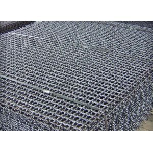 China Uniform Square Crimped Steel Wire Mesh Mining Screen Galvanized Pig Floor Mesh 0.1-8 Hole，Accept Customized on sale
