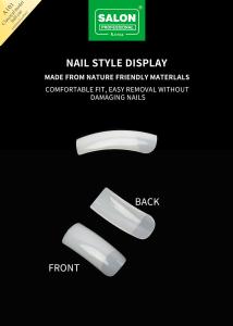 China DIY Art Natural Color Full Cover False Nails For Nail Extension 500pcs/Box factory