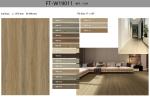 GKBM FT-W19011 Eco-friendly Click Waterproof Fireproof Thin Brown Oak Grain