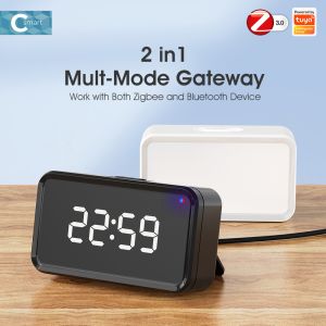 Tuya ZigBee gateway Time Display Alexa Google Home Bluetooth Mesh Wireless