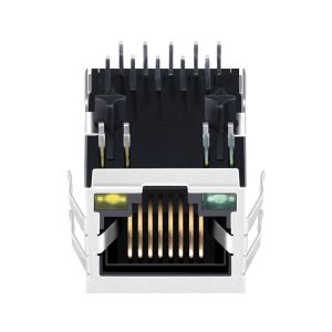 48F-01GY2DPL2NL 10 Pin Rj45 Connector Match ATMEGA88P-20AUR GigaBit Ethernet