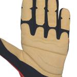 Vehicle Extrication Oil Gas / Rope Rescue Gloves Synthetic Leather Material