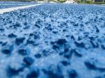 Blue Fireproof Sports Rubber Floor Playground Slip Resistant