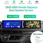 12.3'' Honda 22-24 Odyssey Modified Car Navigation Co-pilot Entertainment