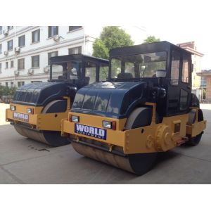 Streamlined Shape Smooth Drum Vibratory Roller Flexible Steering Drum Road