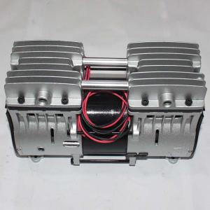 China 520W Oilless Vacuum Pump Clean Air Source Oil Less Piston Compressor 110V 60Hz factory