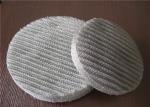 Plastic / Stainless Steel Mesh Pad Demister Dia 100mm For Steam Tower