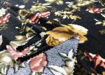 240GSM Polyester Velvet Fabric / Micro Velvet Fabric Night Garden Color