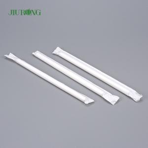China White Biodegradable Paper Straw Eco Friendly Food Grade 4.6mm Dia factory