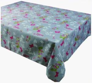 China Fruit Vegetable Printed 100%Polyester Table Cloth Waterproof factory