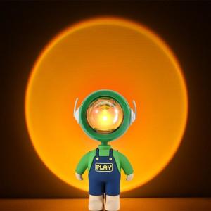 China CE Astronaut Robot Sunset Projector Light For Kids factory