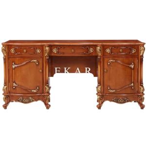 China Classical Vintage Dresser With Drawer Cabinet Wooden French Dressing Table LS-A302D factory