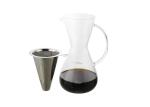 High Borosilicate Glass Pour Over Drip Coffee Maker , Carafe Coffee Maker Pot