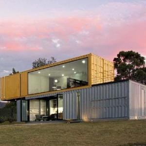 China Granny Flat Prefab Shipping Container House 37 Sqm 20ft 40ft 2 Bedroom 3 Bedroom Folding Expandable factory