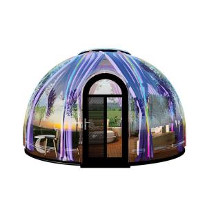 China Explore the Outdoors with PC Star Room Mobile Scenic Area Camping Spherical Tent Villa Outdoor Homestay Bubble House 3.8m factory