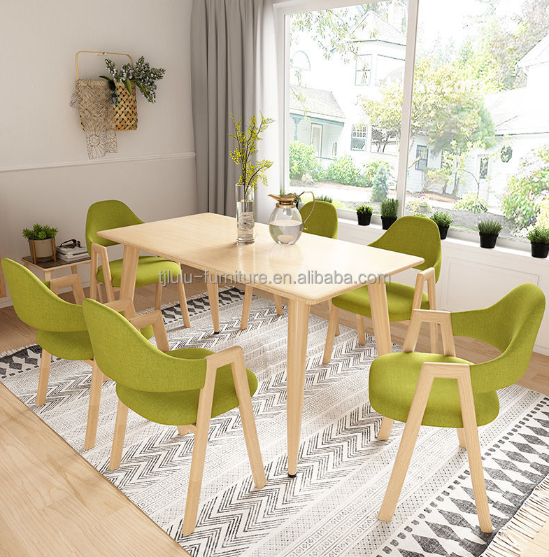 PU Leather/Fabric Cover Wooden Dining Chair for Hotel Coffee Living Room Furniture in Modern Design