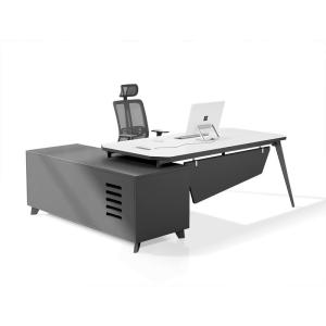 China Modern CEO's Essential L Shape Wooden Executive Office Desk for Boss's Workspace factory