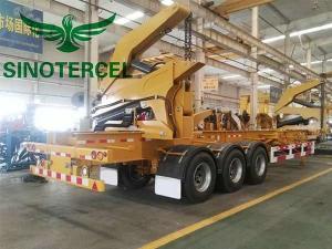 China 20ft Sidelifter Trailer 37 Tons 40ft Side Lifter Container factory
