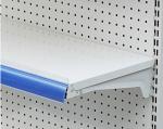 Wall Mounted Supermarket Display Shelving Single Sided Gondola Shelving