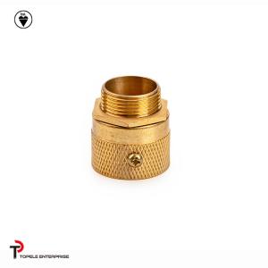 China CNC machine Brass male conduit hose adapter , brass male adapter factory
