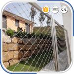 Customized 2.0 mm high quality X-tend ferrule cable mesh fence for outdoor