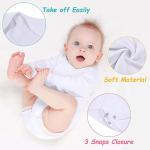 Sleeveless White Newborn Romper Crawl Suit For Sublimation Photos Printing
