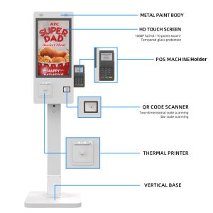 User-Friendly Self-Service Kiosk with 8GB RAM 256GB SSD and Advanced Payment