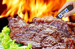 China Food Retail Household Barbecue Smoker Thermometer With Reduced Tip Probe factory