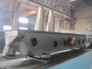 China Energy Saving Sodium Borohydride Vibrating Fluid Bed Dryer Machine PLC Control Mirror Polish factory
