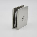 Stainless steel Glass Clip 0 degree RS2303, 51X51mm, material SS304, SS201 satin