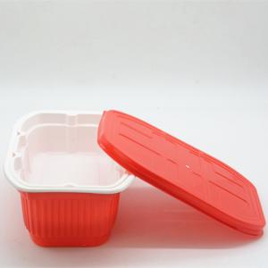 China 198x133x80Mm PP Disposable Food Packaging Containers Rectangle Food Boxes Disposable factory