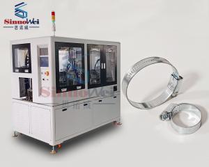 China Adjustable Worm Gear British Type Hose Clamp Machine factory