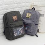 A variety of color Canvas Backpack Students Backpack