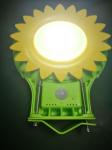 Integrated White Solar Panel Landscape Lighting 6w Unique Flower Design