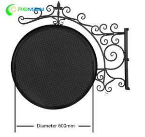 China Outdoor Irregular LED Display 600X600mm 640X640mm , Smd Round LED Display P4 factory