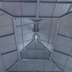 Gazebo Polycarbonate Double Roof Canopy Outdoor Aluminum Frame Pergola,