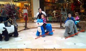 China Walking Animal Rides in Mall, Zippy Rides Animal Ride on Toy, Ridable Animals Mall Rides factory