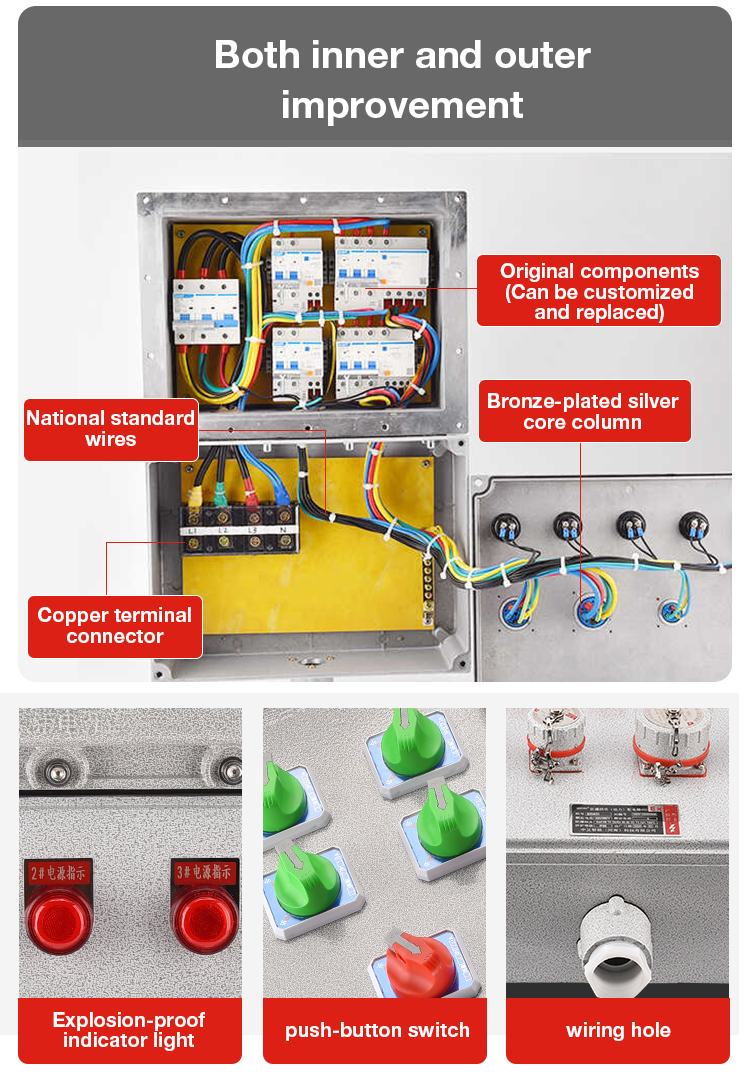 Factory Price Explosion-Proof Socket Maintenance Box Power Distribution Box for Hazardous Areas