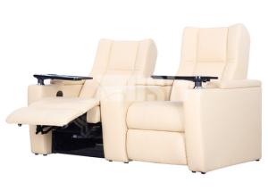 China Luxury Home Cinema Room Leather Electric Recliners High Strength Steel Structure. factory