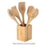 Bamboo Fancy Vintage Wood Desk Organizer Holder Stand Heat Resistance