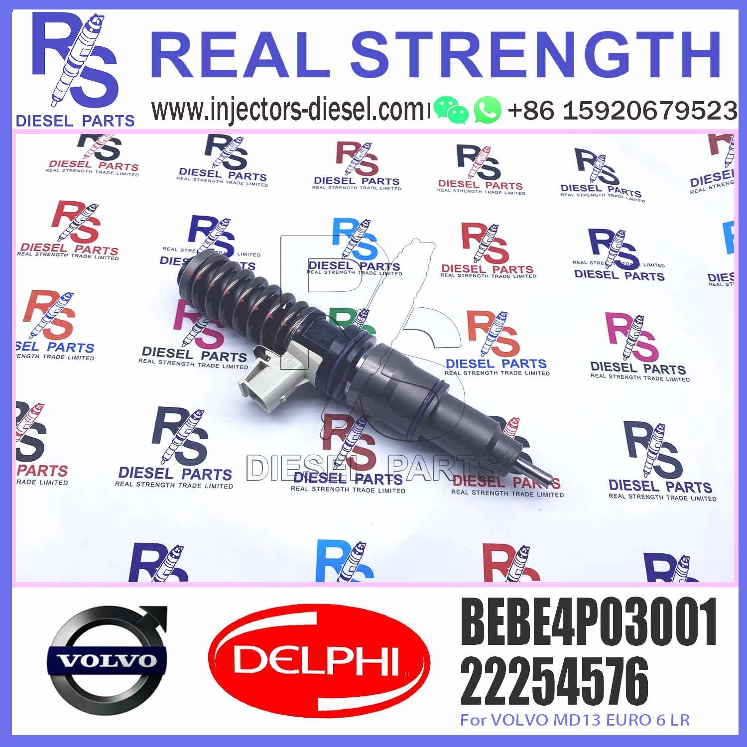 Common Rail Diesel Fuel Injector 21977918 BEBE4P02001 BEBE4P03001 for Engine Parts